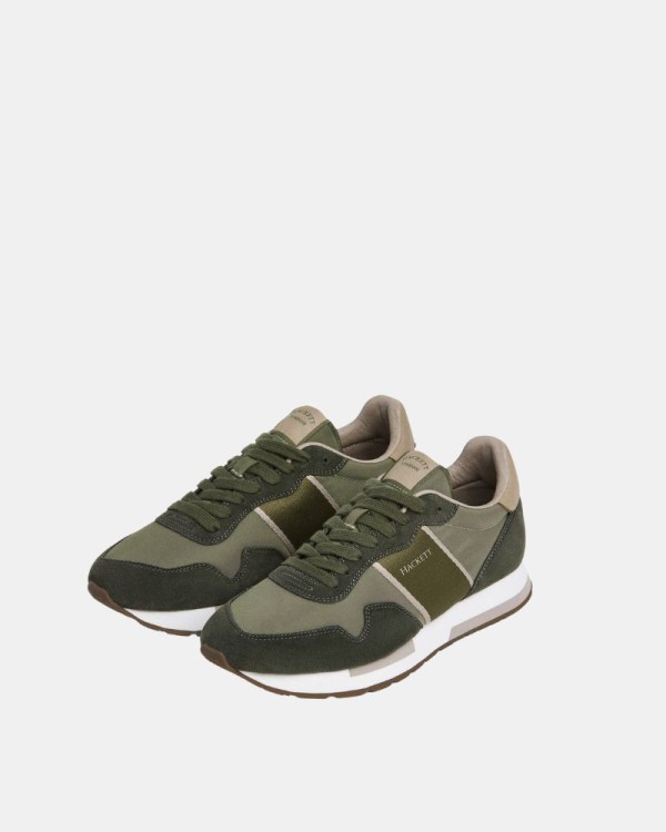  Zapatillas Bajas Hombre HACKETT Verde HMS200033  KESTON HERITAGE