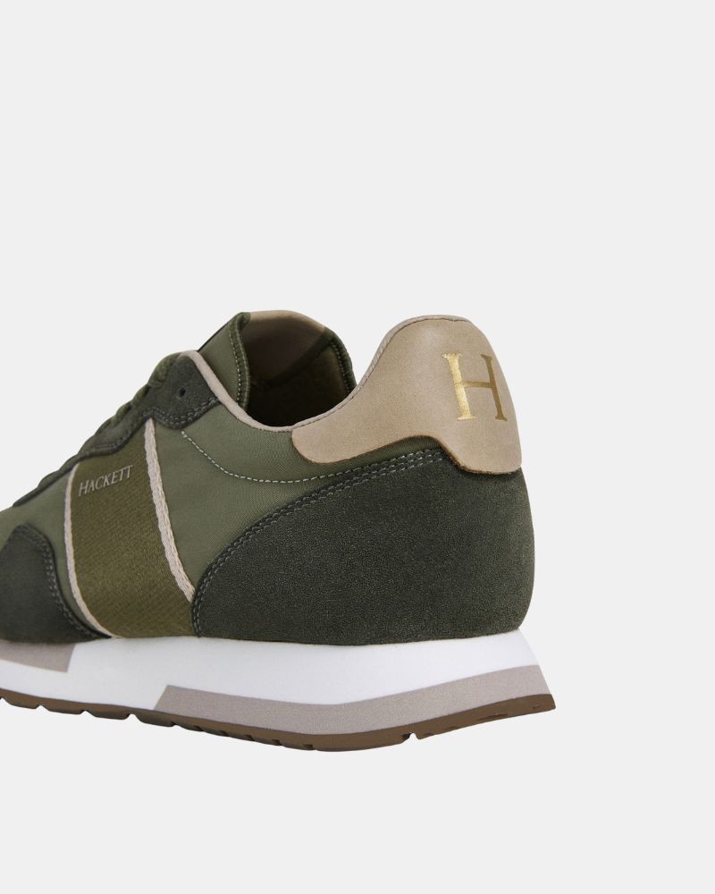 Zapatillas Bajas Hombre HACKETT Verde HMS200033 KESTON HERITAGE