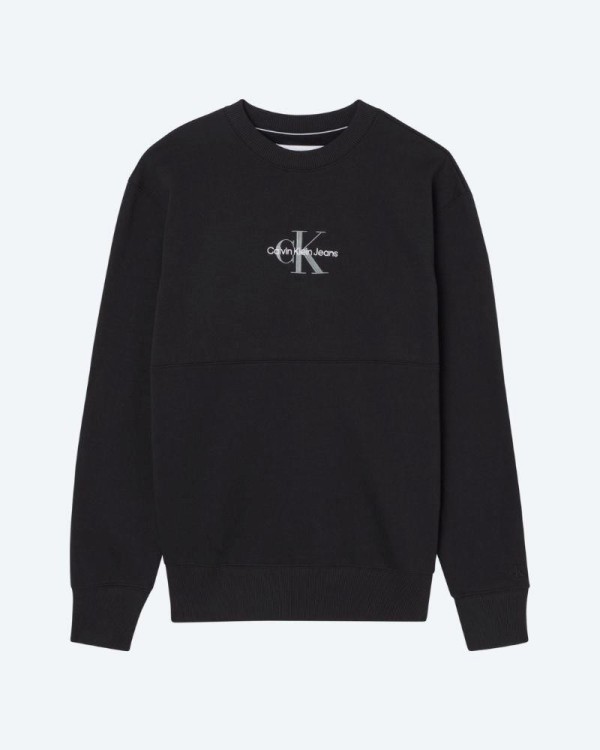 CALVIN KLEIN J30J320837BEH CREW NECK Sudaderas Manga larga Sin capucha Hombre Negro