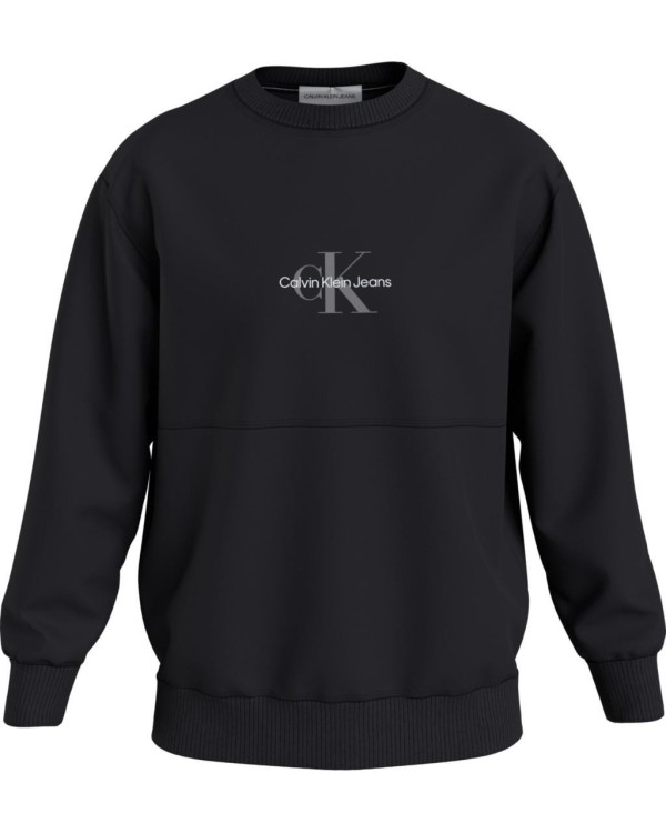 CALVIN KLEIN J30J320837BEH CREW NECK Sudaderas Manga larga Sin capucha Hombre Negro