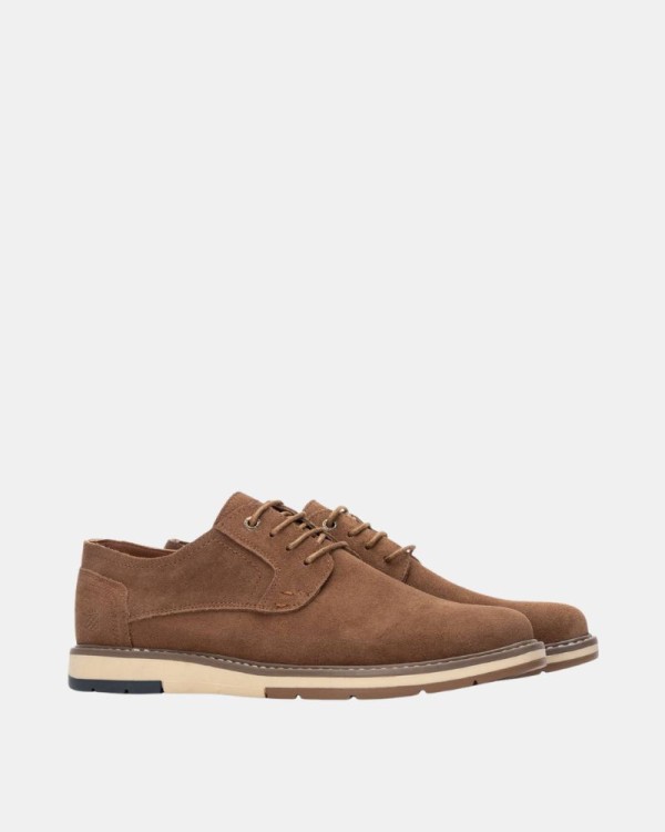  Zapatos Bajos Hombre  Taupe 162679
