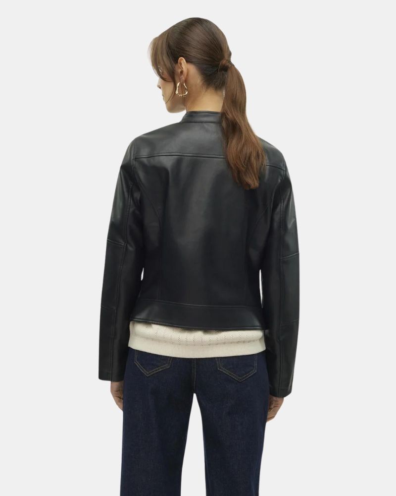  Abrigos Manga larga Cazadora Mujer VERO MODA Negro 10310415 DIXIEMARIA