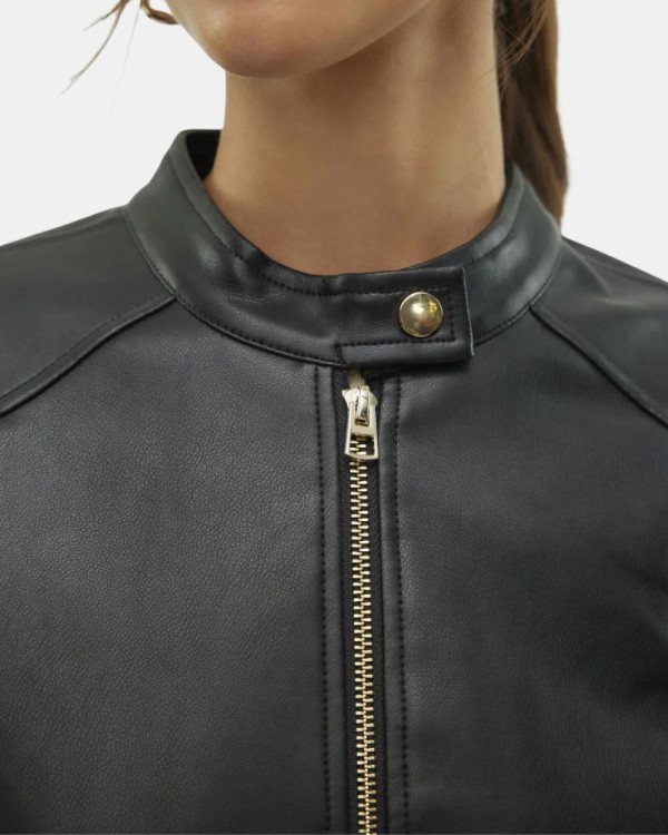  Abrigos Manga larga Cazadora Mujer VERO MODA Negro 10310415 DIXIEMARIA