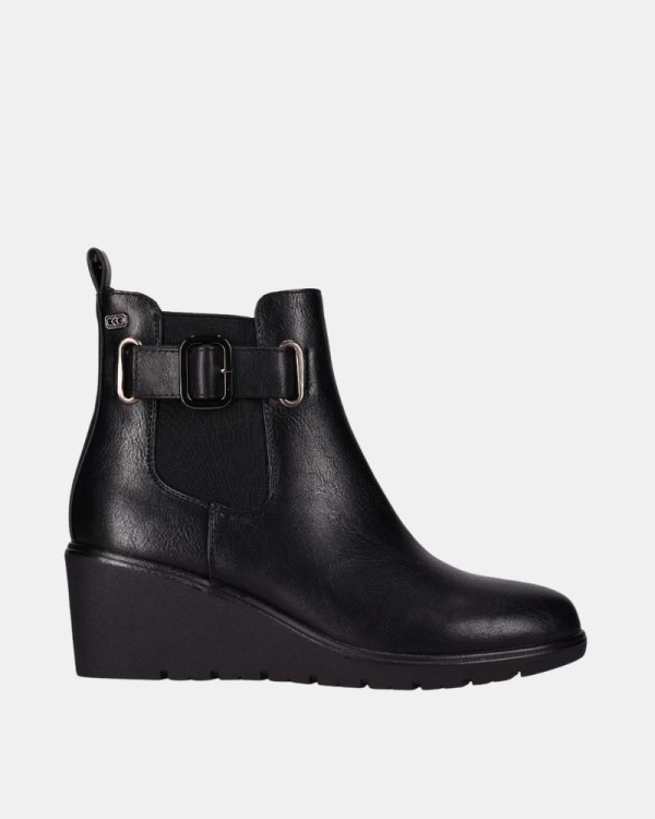  Botines Bajos Mujer CHIKA 10 Negro CLAKISA 03
