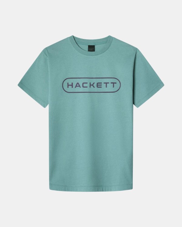  Camisetas Manga corta Hombre HACKETT Verde HM5000007 HS ESSENTIAL TEE