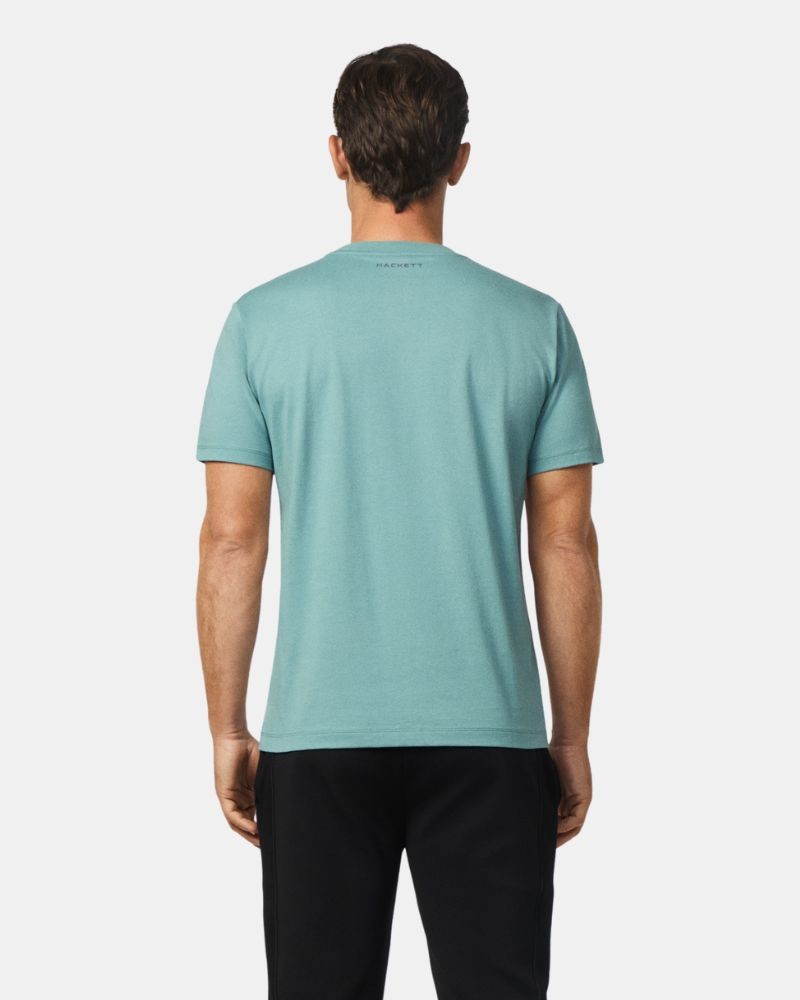  Camisetas Manga corta Hombre HACKETT Verde HM5000007 HS ESSENTIAL TEE
