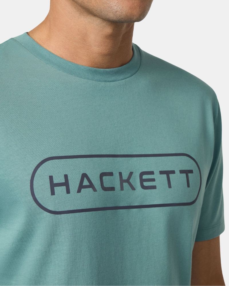  Camisetas Manga corta Hombre HACKETT Verde HM5000007 HS ESSENTIAL TEE
