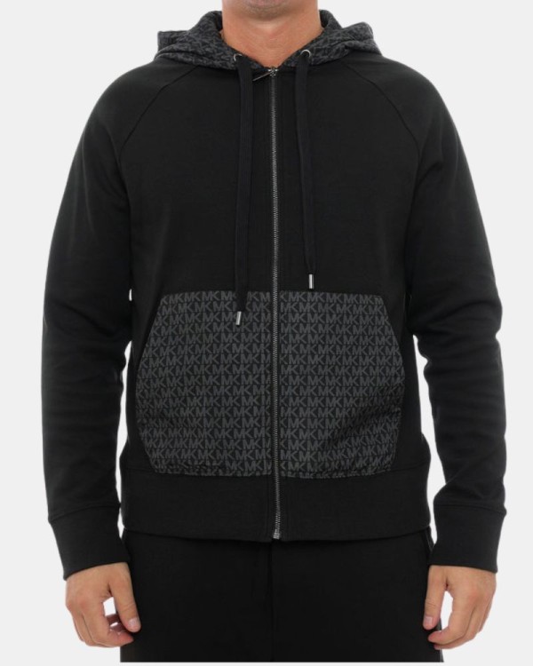  Sudaderas Manga larga Hombre MICHAEL KORS Negro CF552Q55MF NEW SIG FULL ZIP