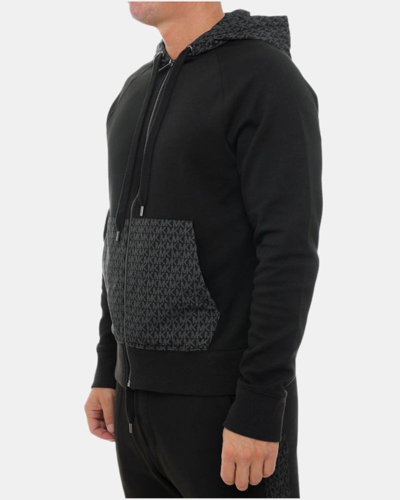  Sudaderas Manga larga Hombre MICHAEL KORS Negro CF552Q55MF NEW SIG FULL ZIP