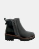 Botines de piel Bajos Mujer RKS Negro 3426