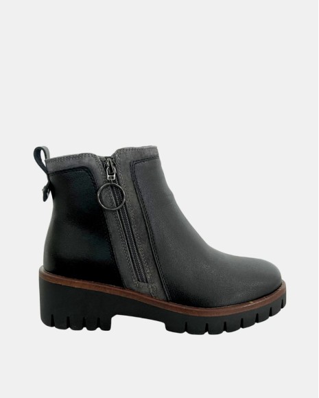 Botines Bajos Mujer RKS Negro 3426