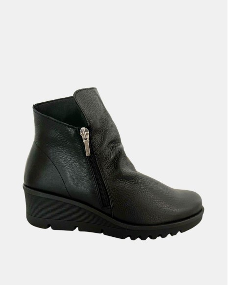 Botines Bajos Mujer RKS Negro MIA10