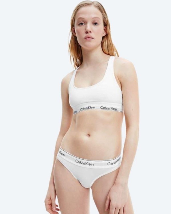  Ropa interior Partes de abajo Mujer CALVIN KLEIN Blanco 0000F3786E100 THONG
