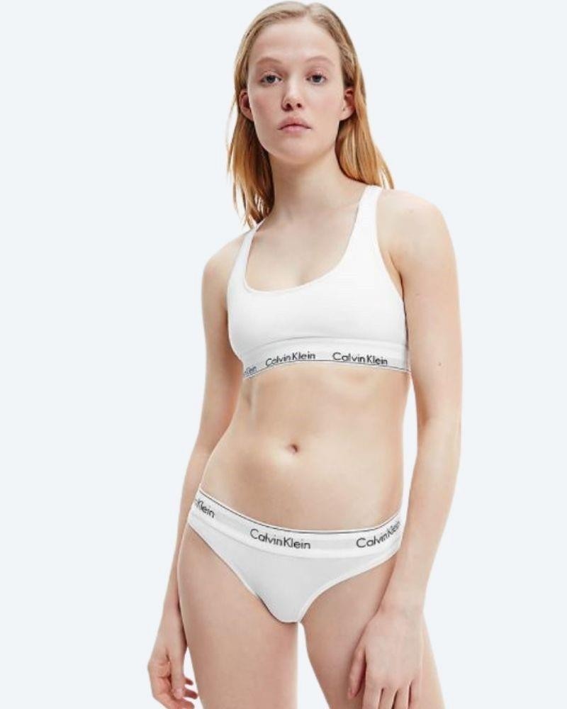  Ropa interior Partes de abajo Mujer CALVIN KLEIN Blanco 0000F3786E100 THONG