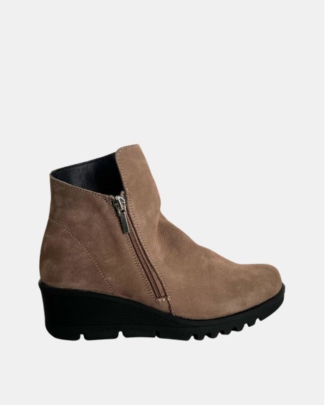  Botines Bajos Mujer RKS Taupe MIA40