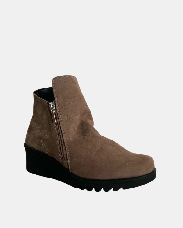  Botines Bajos Mujer RKS Taupe MIA40