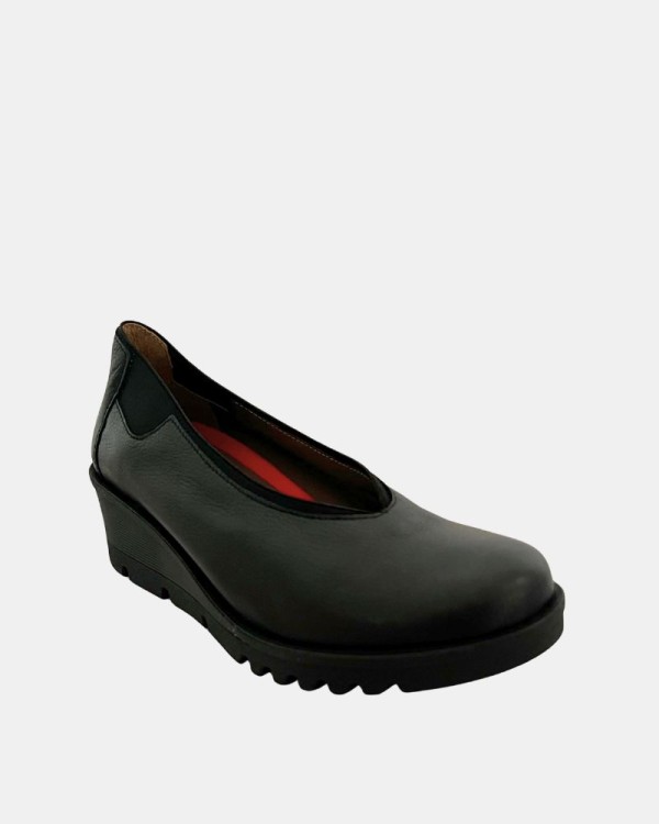  Zapatos Bailarinas Mujer RKS Negro MAWI10