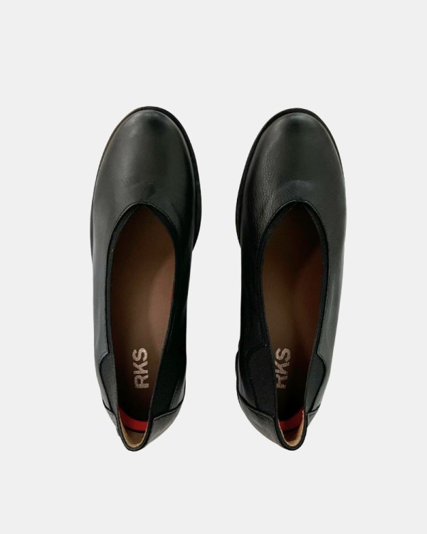  Zapatos Bailarinas Mujer RKS Negro MAWI10