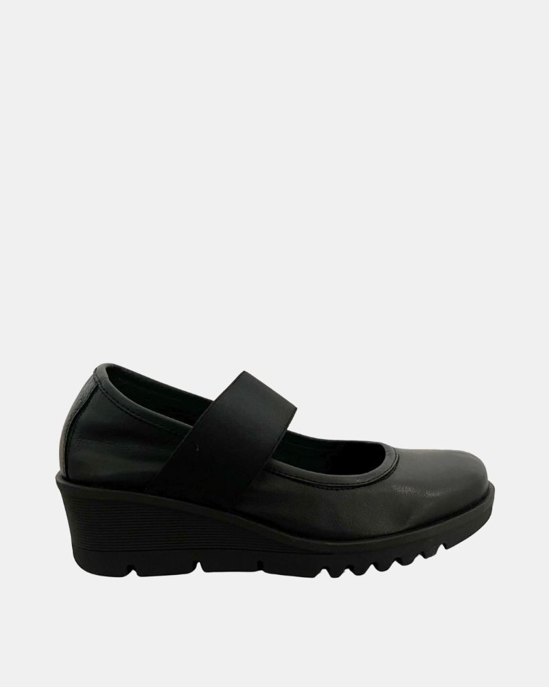  Zapatos Bailarinas Mujer RKS Negro MOA10
