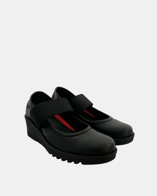  Zapatos Bailarinas Mujer RKS Negro MOA10