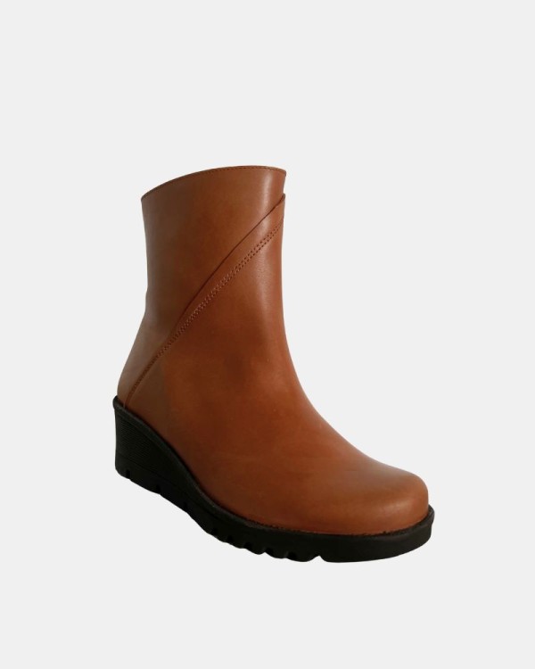  Botines Altos Mujer RKS Marrón MOON20