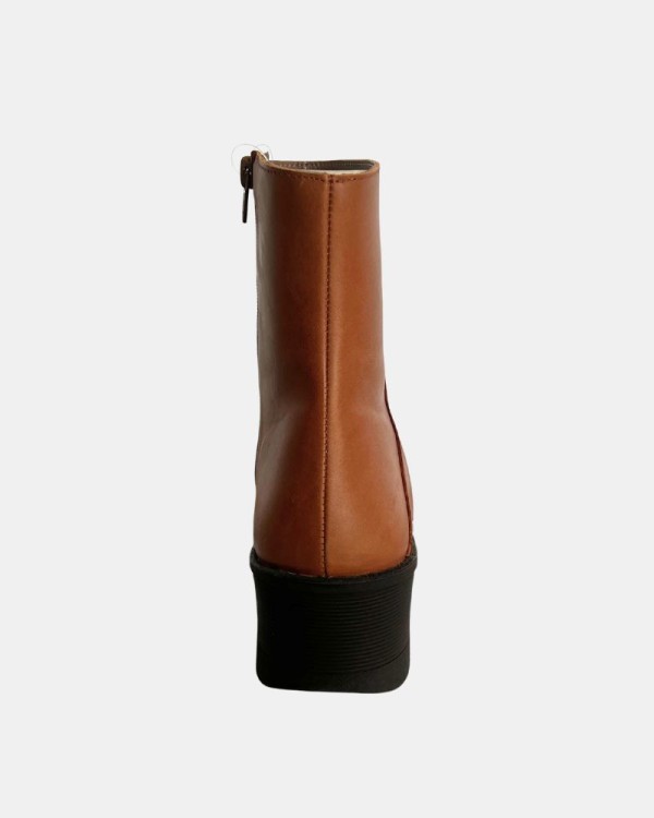  Botines Altos Mujer RKS Marrón MOON20