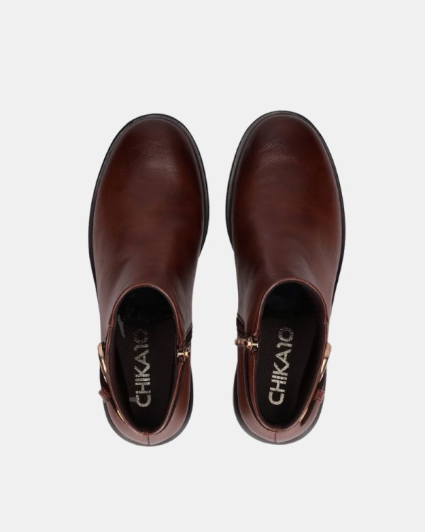 Botines Bajos Mujer CHIKA 10 Marrón DANKI 04