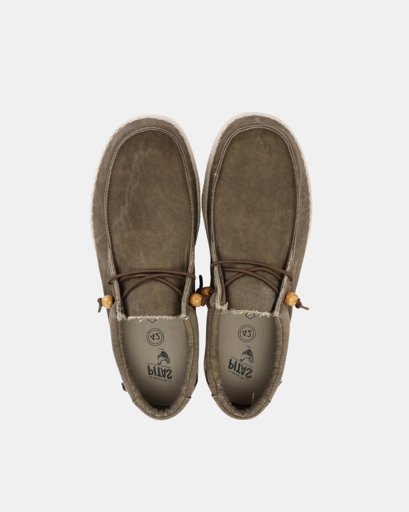  Zapatos Hombre Walkin Pitas Taupe WALLABI WASHED