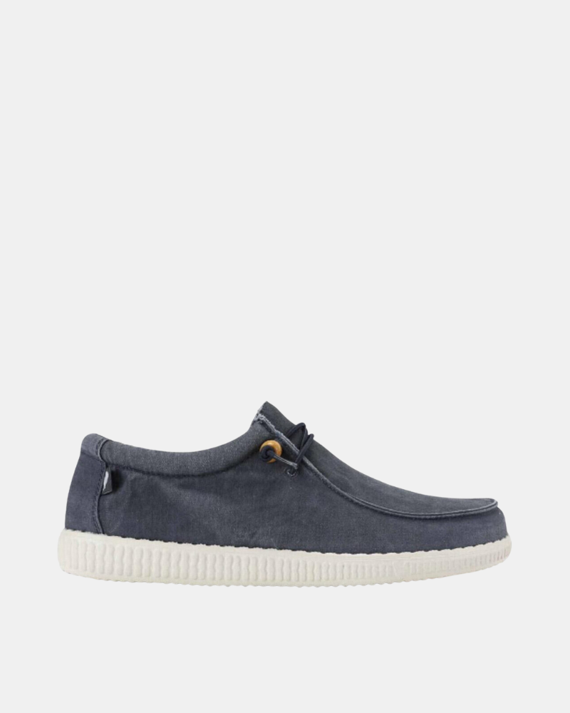  Zapatos Hombre Walkin Pitas Azul WALLABI WASHED