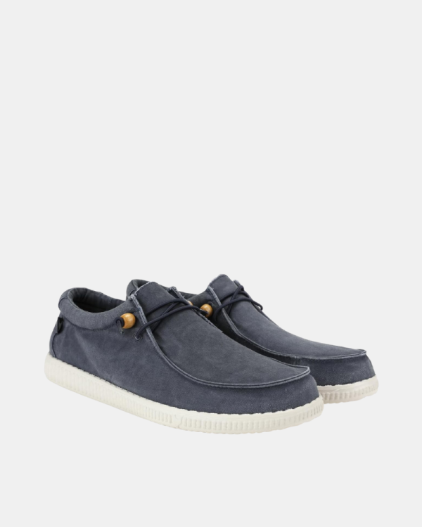  Zapatos Hombre Walkin Pitas Azul WALLABI WASHED