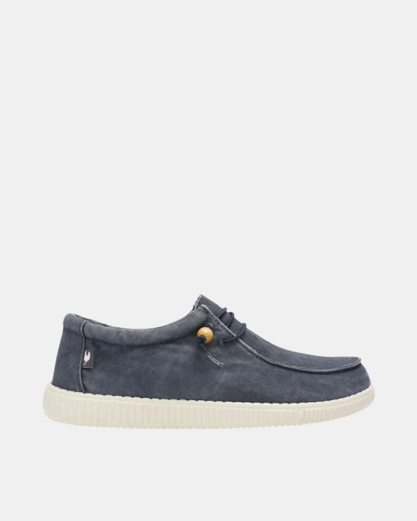  Zapatos Hombre Walkin Pitas Azul WALLABI WASHED