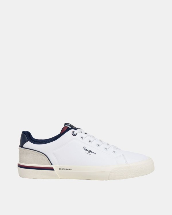  Zapatillas Bajas Hombre PEPE JEANS Blanco PMS300011 KENTON CAMPUS M