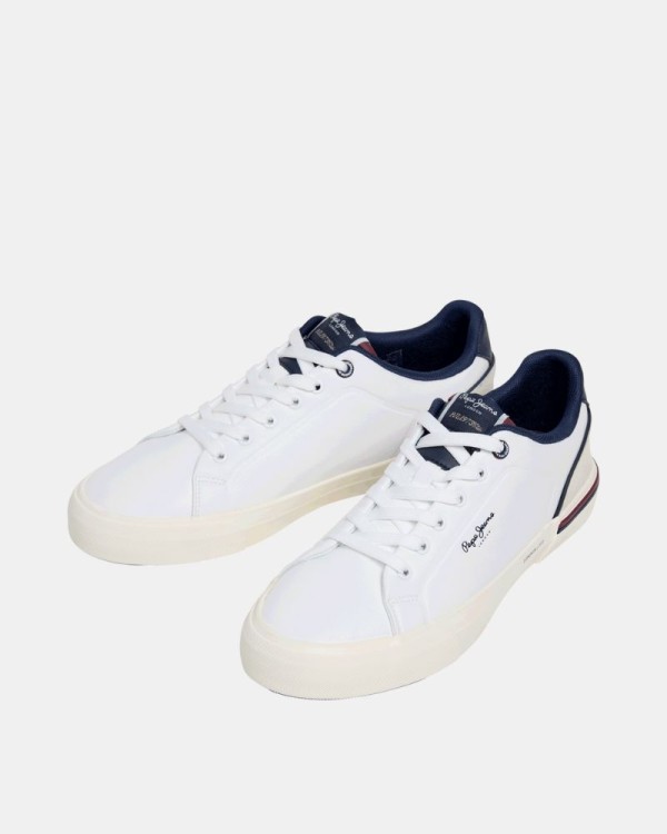  Zapatillas Bajas Hombre PEPE JEANS Blanco PMS300011 KENTON CAMPUS M