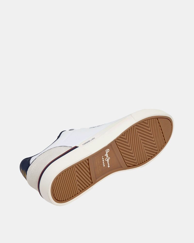  Zapatillas Bajas Hombre PEPE JEANS Blanco PMS300011 KENTON CAMPUS M