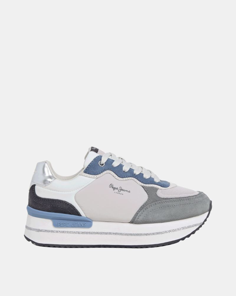  Zapatillas Bajas Mujer PEPE JEANS Azul PLS600033 RUSPER GLITTER W