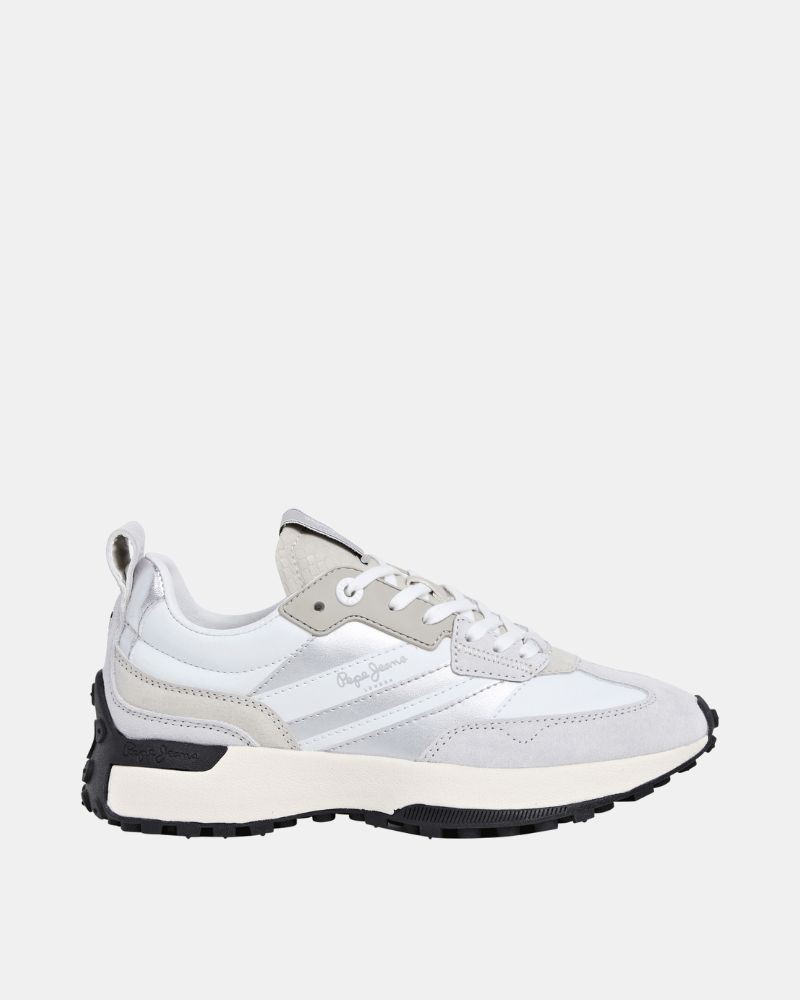  Zapatillas Bajas Mujer PEPE JEANS Blanco PLS600032 LUCKY ORIGINAL