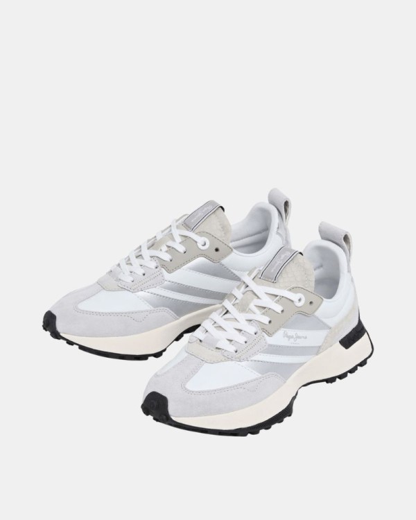  Zapatillas Bajas Mujer PEPE JEANS Blanco PLS600032 LUCKY ORIGINAL