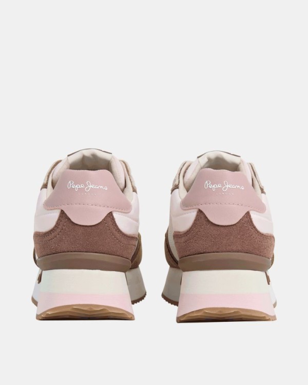  Zapatillas Bajas Mujer PEPE JEANS Beige PLS600034 RUSPER SNAKE W