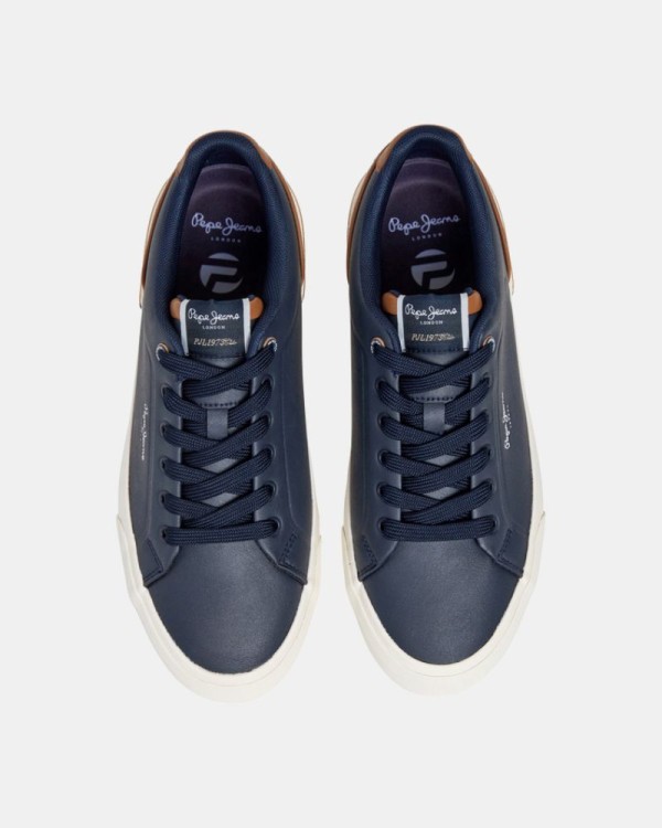  Zapatillas Bajas Hombre PEPE JEANS Azul PMS300011 KENTON CAMPUS M