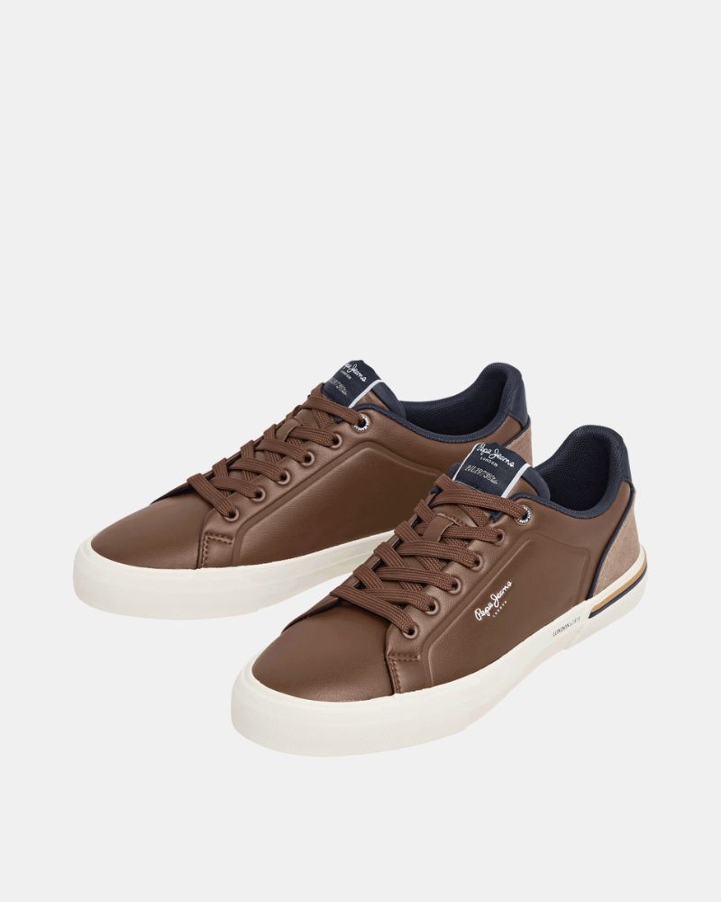  Zapatillas Bajas Hombre PEPE JEANS Marrón PMS300011 KENTON CAMPUS M