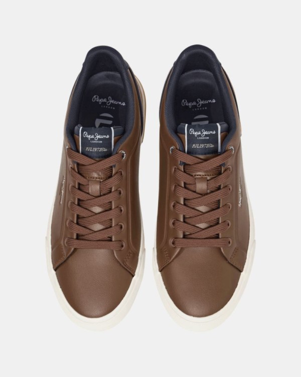  Zapatillas Bajas Hombre PEPE JEANS Marrón PMS300011 KENTON CAMPUS M