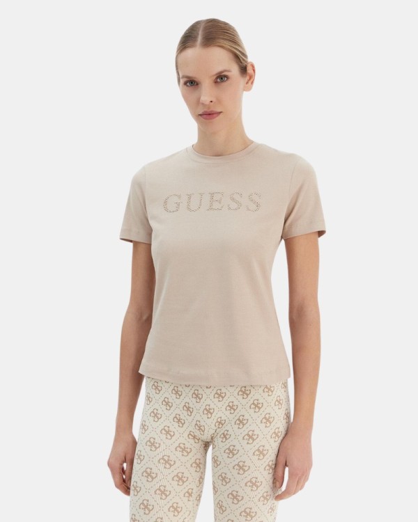  Camisetas Manga corta Mujer GUESS Beige V6RI20J1314