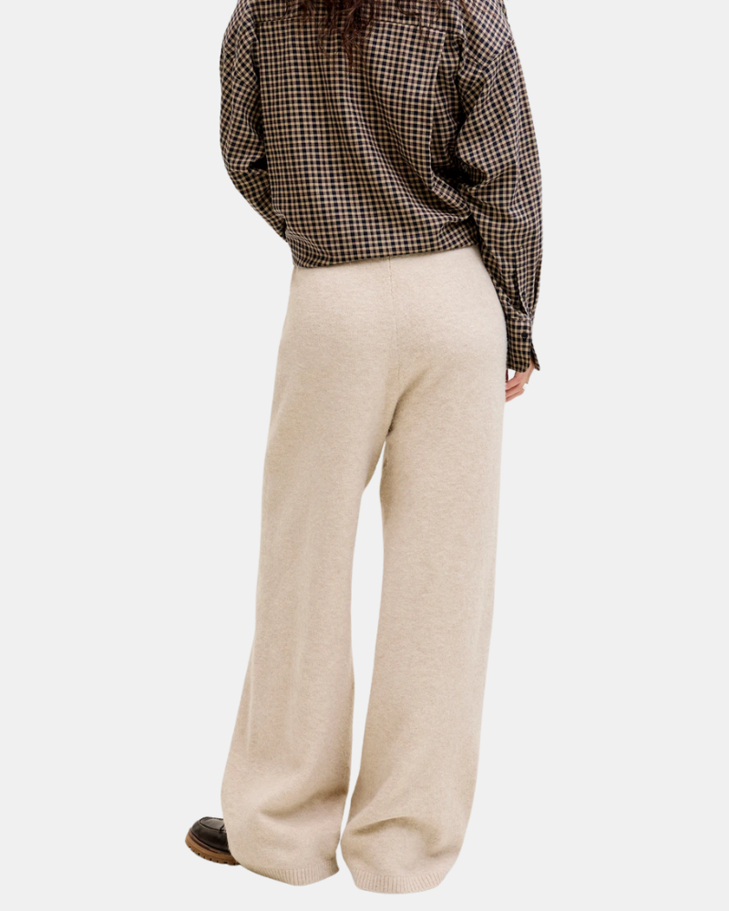 Pantalones Largos Mujer JACK AND JONES Beige 12285427 MERRIT PANT KNIT