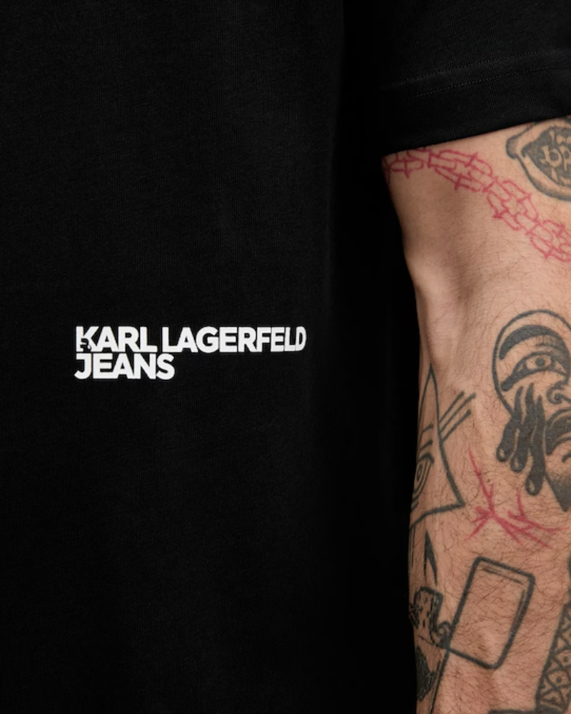  Camisetas Manga corta Hombre Karl Lagerfeld Negro B1M17073