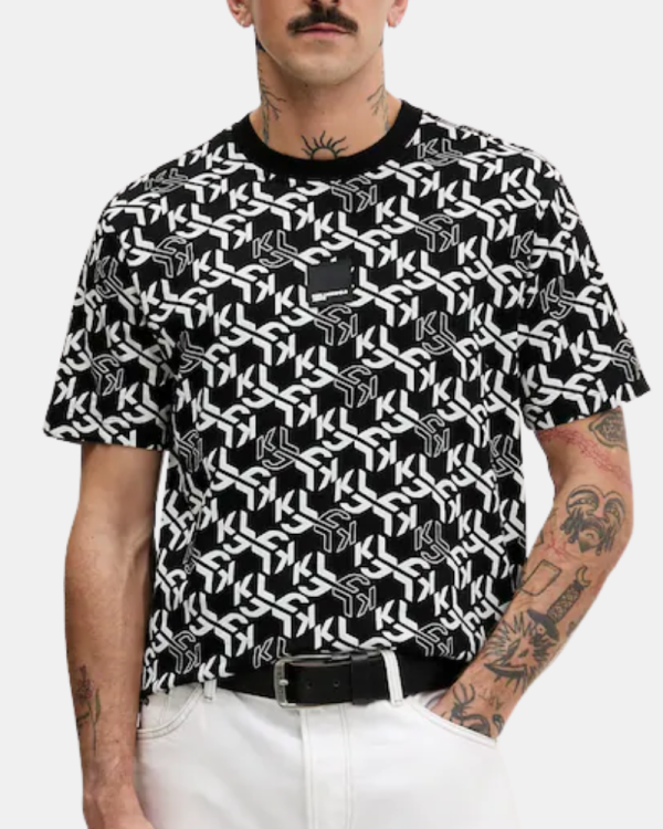 Camisetas Manga corta Hombre Karl Lagerfeld Negro B1M17070