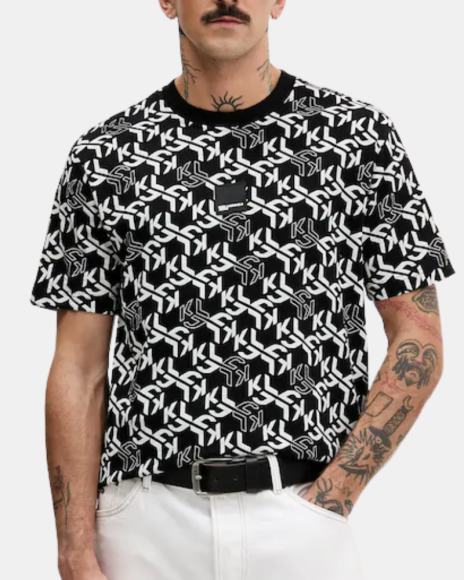  Camisetas Manga corta Hombre Karl Lagerfeld Negro B1M17070
