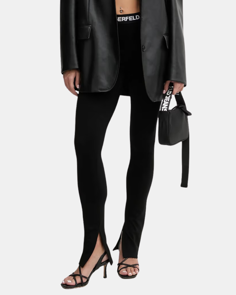  Pantalones Mujer Karl Lagerfeld Negro B1W10091