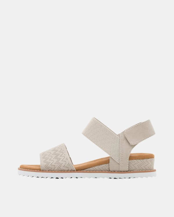  Sandalias Abiertas Mujer SKECHERS Blanco 31440 BOBS DESERT KISS