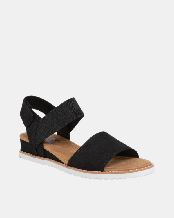  Sandalias Abiertas Mujer SKECHERS Negro 31440 BOBS DESERT KISS