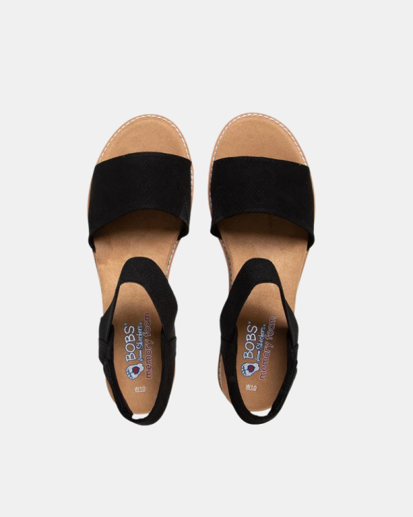  Sandalias Abiertas Mujer SKECHERS Negro 31440 BOBS DESERT KISS